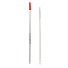 KP9712-MESOSPHERE STAINLESS STRAW WITH SILICONE TIP-Red