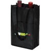NW4759-NON WOVEN TWO BOTTLE WINE BAG-Black